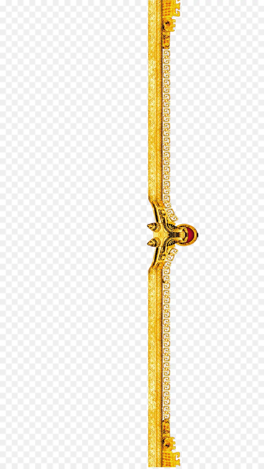 Espada Dourada，Ornamentado PNG