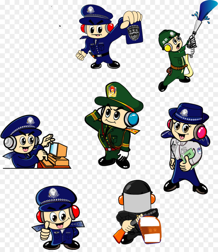 Policial，Cartoon PNG