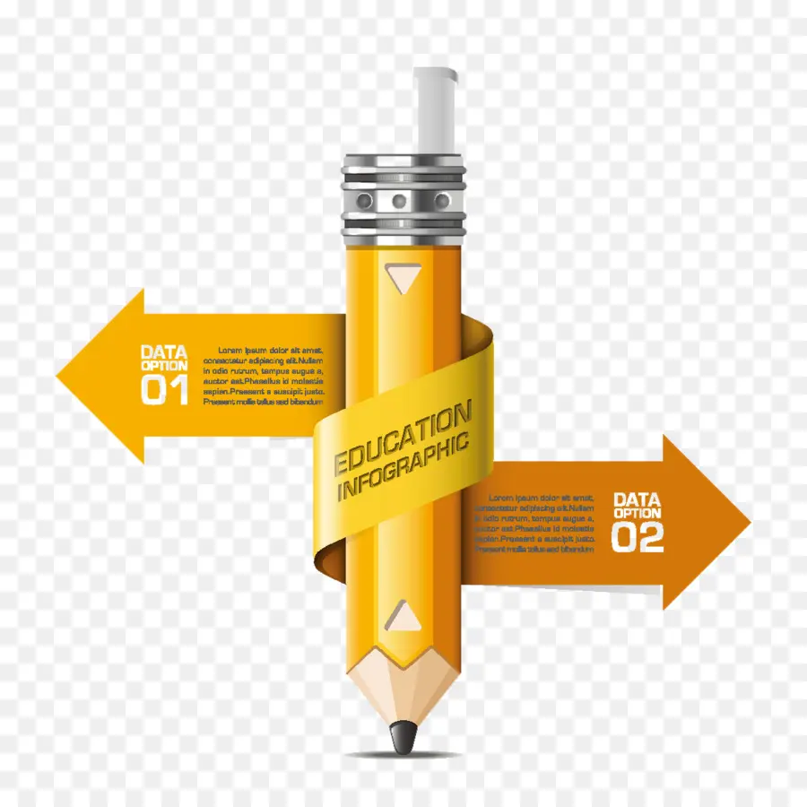 Infográfico De Lápis，Educação PNG