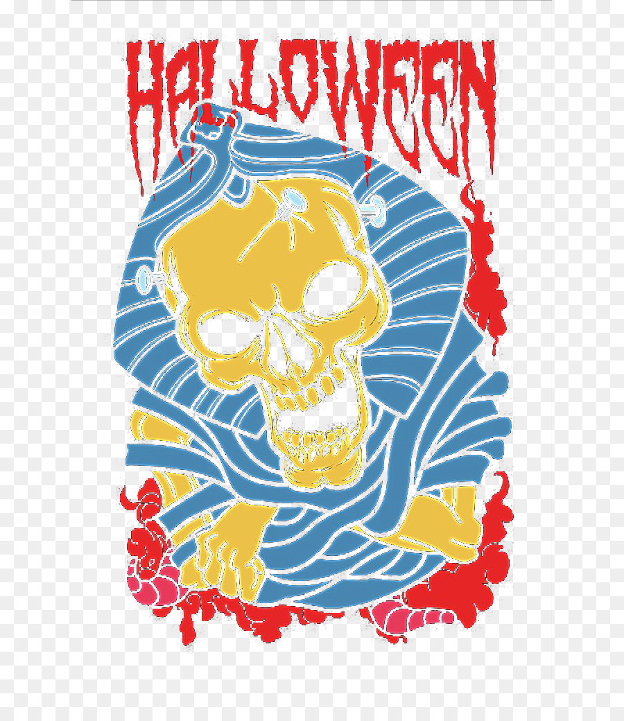 Caveira De Halloween，Múmia PNG