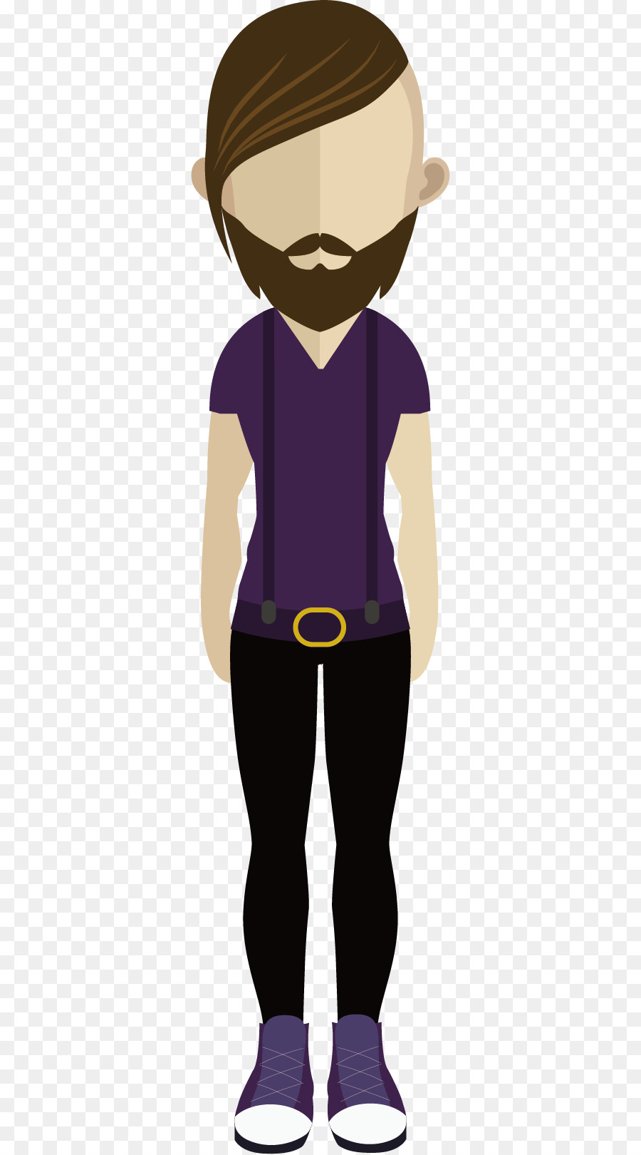 Personagem De Desenho Animado，Barba PNG