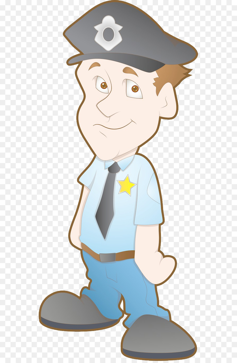 Policial De Desenho Animado，Uniforme PNG