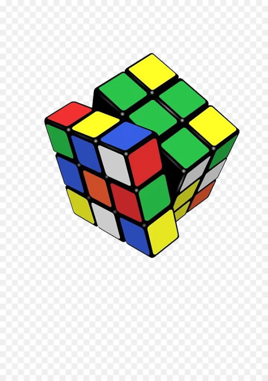 Cubo De Rubik，Colorido PNG