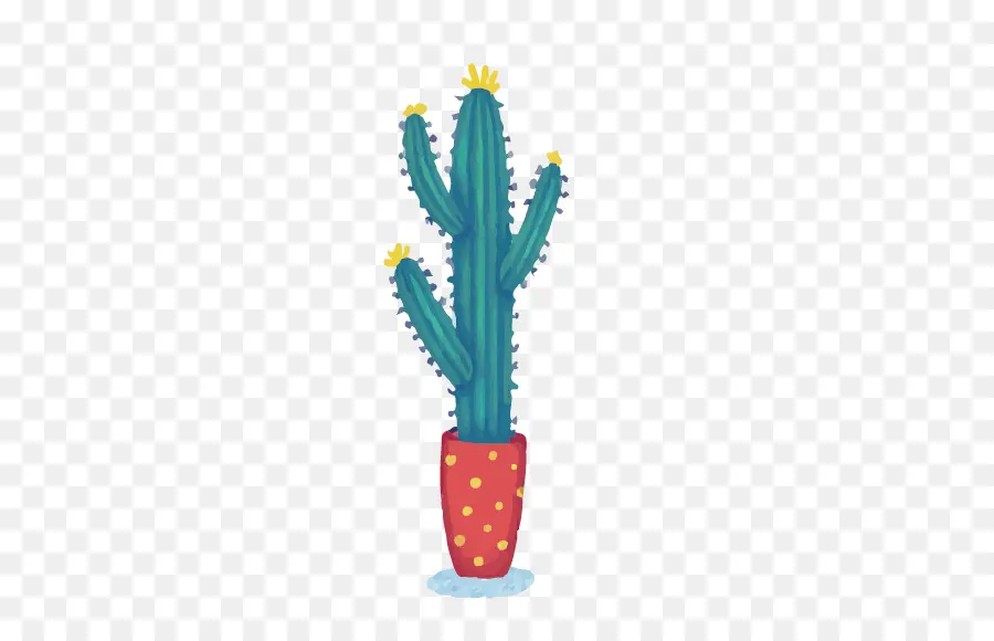 Cactaceae，Pintura Em Aquarela PNG