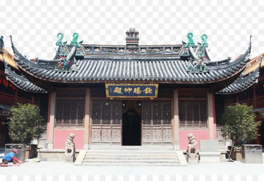 Xangai Qinci Yangdian Templo Taoísta，Arquitetura PNG