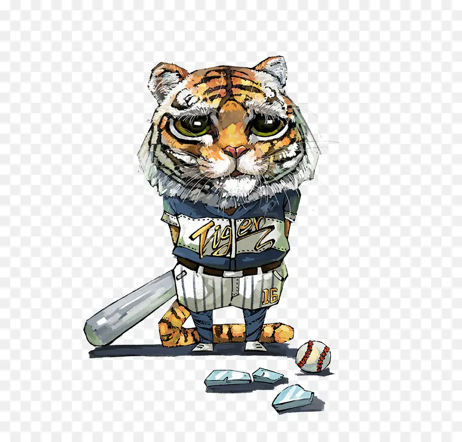 Mascote Tigre，Beisebol PNG