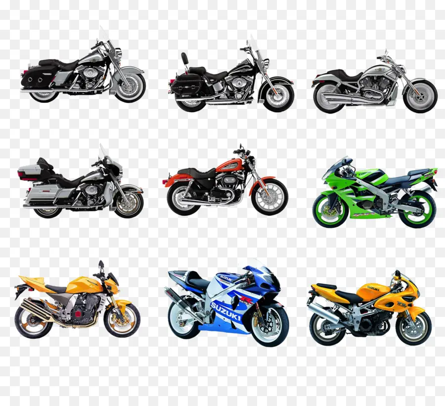 Motocicletas，Bicicletas PNG