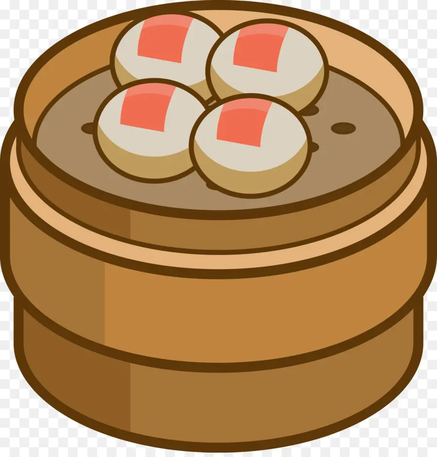 Dim Sum，Cozido No Vapor PNG