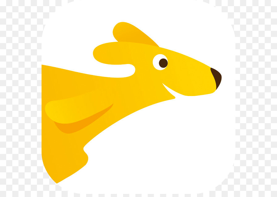 Canguru，Amarelo PNG