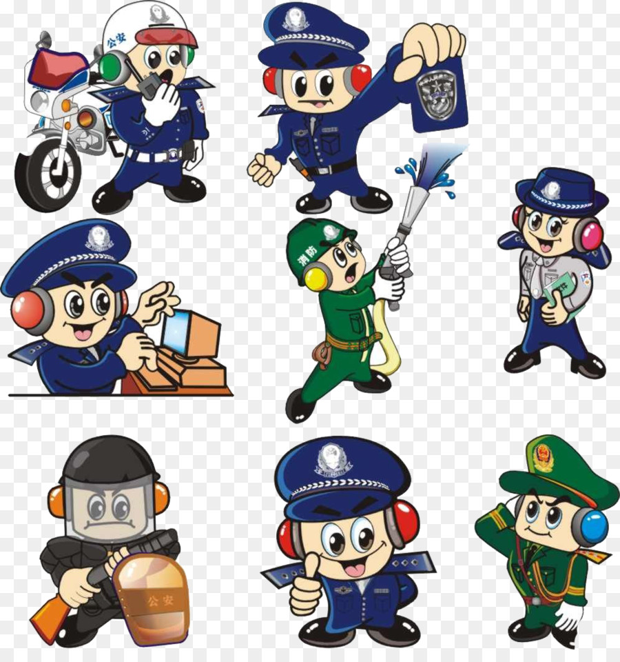 Policial，Cartoon PNG