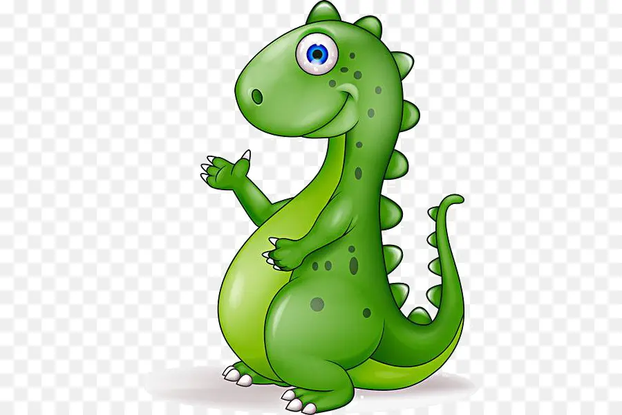 Dinossauro Verde，Desenho Animado PNG