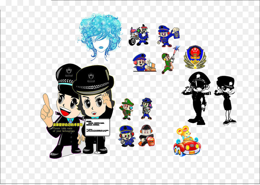 Policial，Cartoon PNG