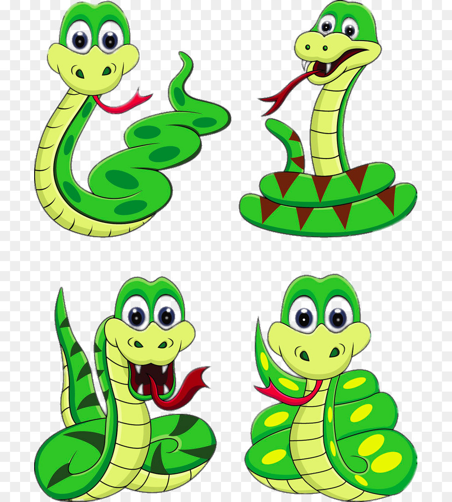 Cobra, Cartoon, Desenho png transparente grátis