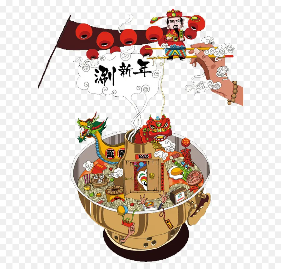 Celebrar O Ano Novo Chinês，Ano Novo Chinês PNG