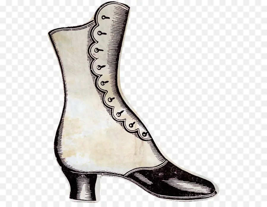 Bota Vintage，Renda PNG