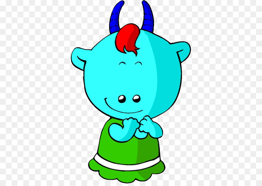 Personagem De Desenho Animado Azul，Bonitinho PNG