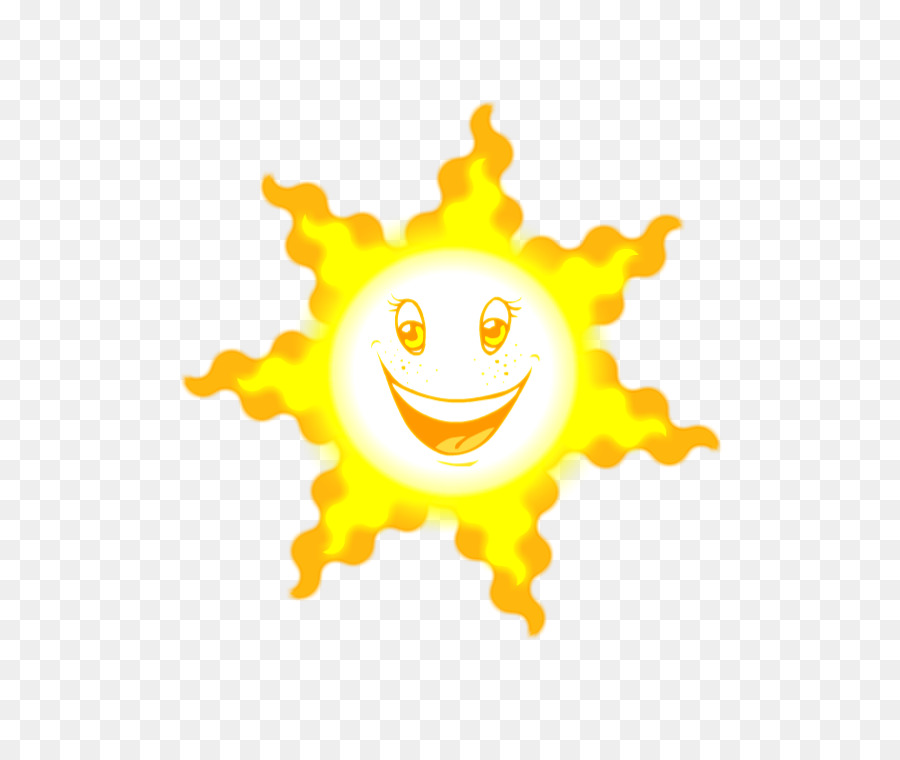 Sol Sorridente，Luz Do Sol PNG