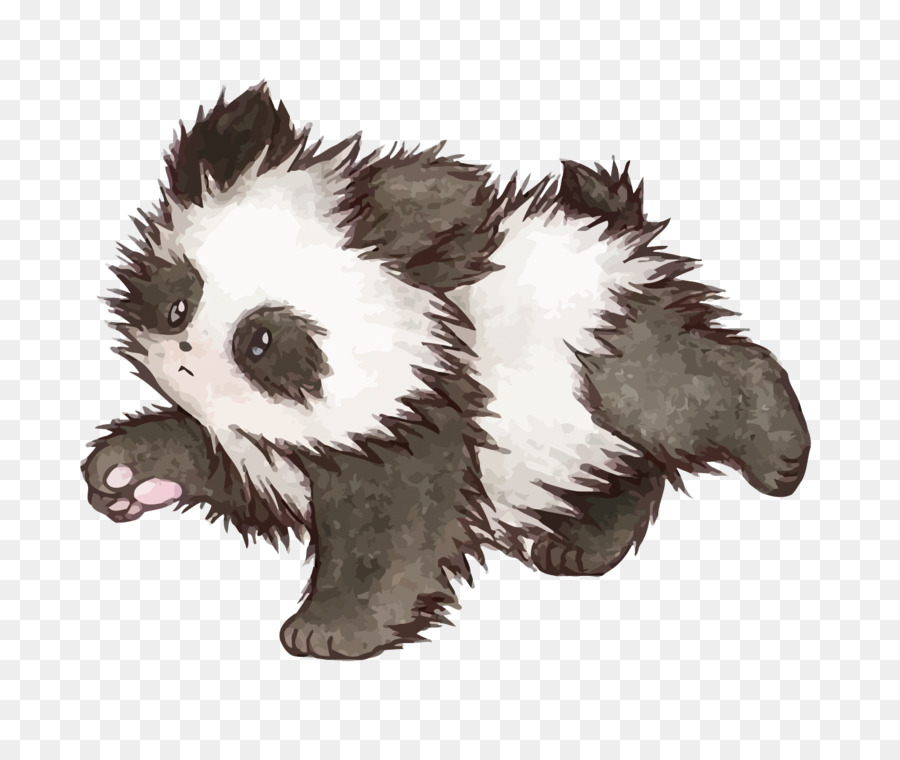 Panda branco e preto, panda gigante urso desenho panda vermelho bebê pandas,  panda, animais, carnívoro, desenho animado png
