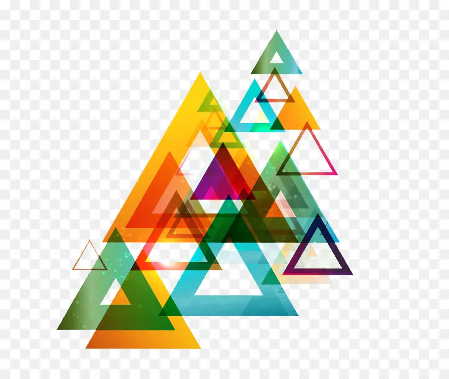 Triângulo，Triângulo Cor PNG