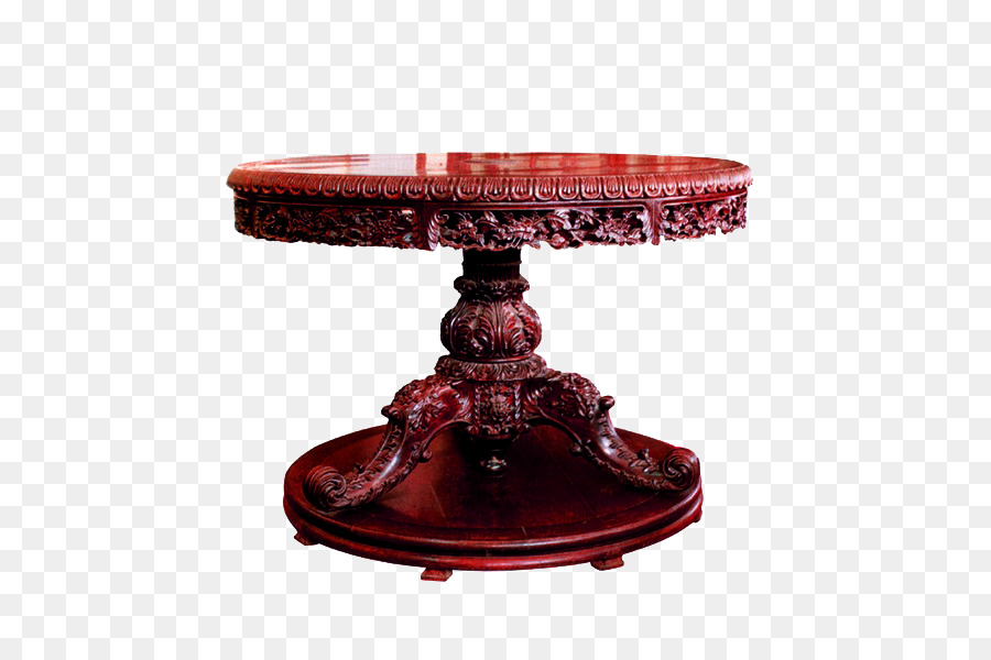 Mesa Ornamentada，De Madeira PNG