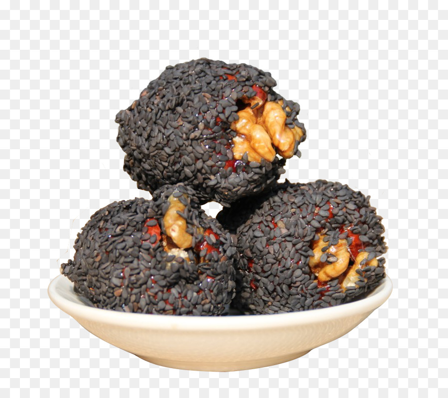 Bolas De Gergelim Preto，Sésamo PNG