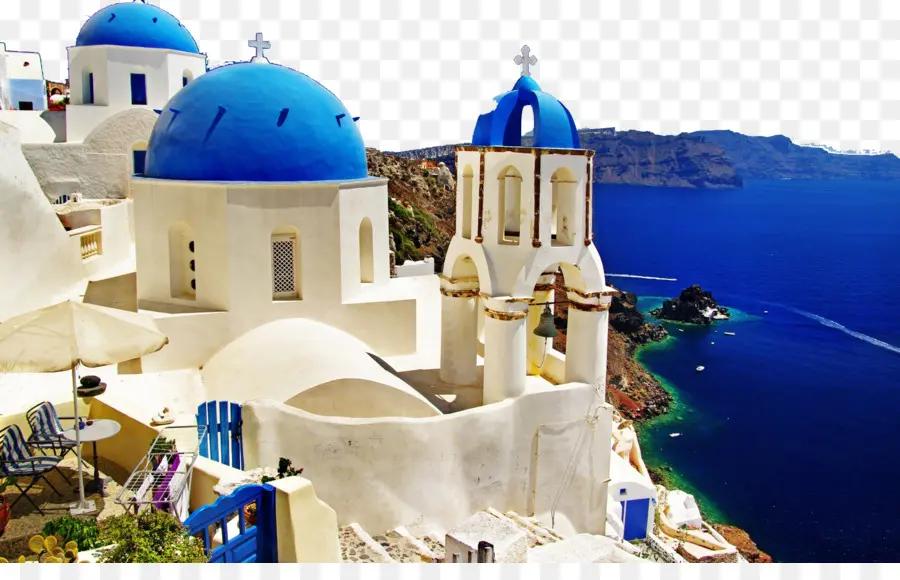 Santorini，Grécia PNG