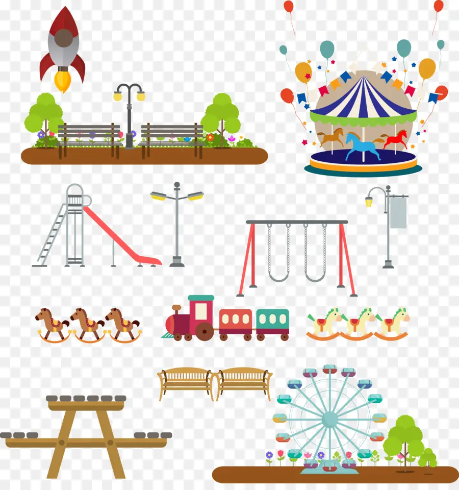 Parque Infantil，O Adobe Illustrator PNG