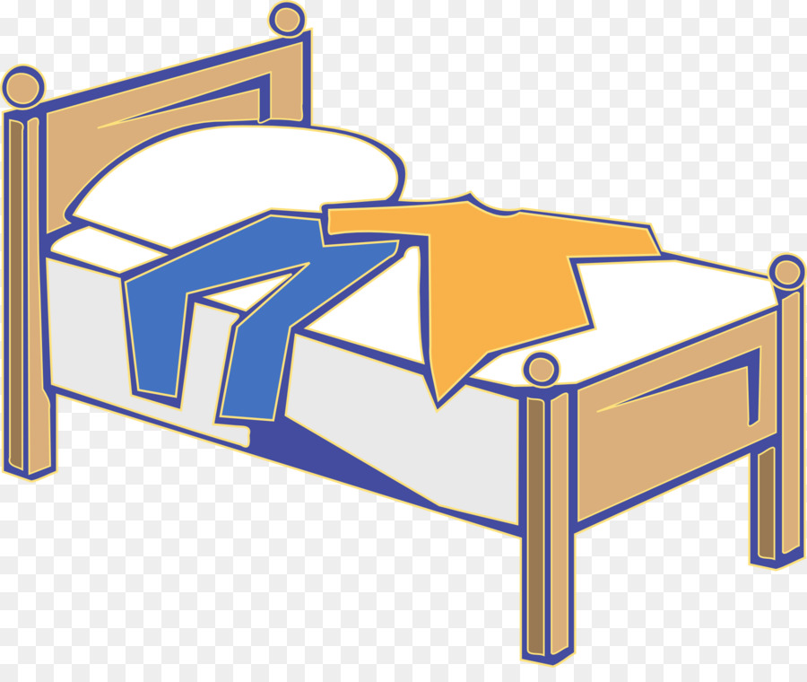 Cama Com Roupas，Cama PNG