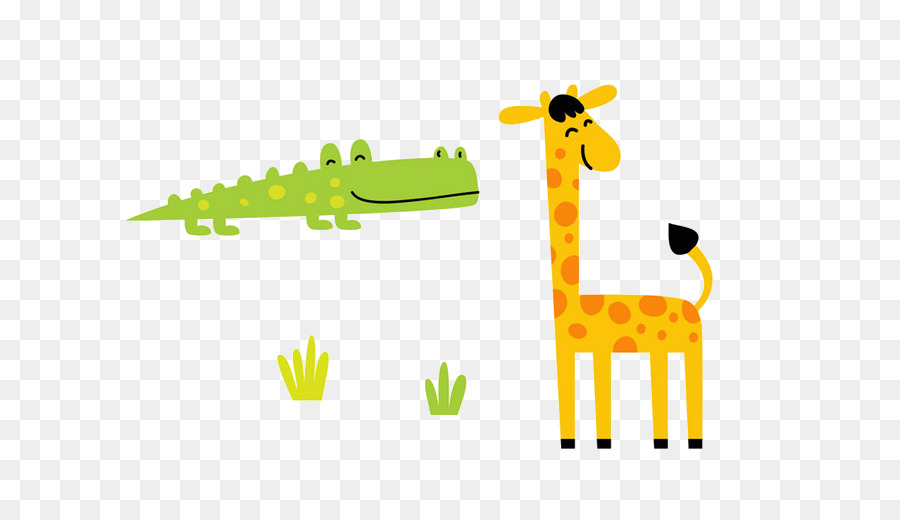 Animais De Desenho Animado，Girafa PNG