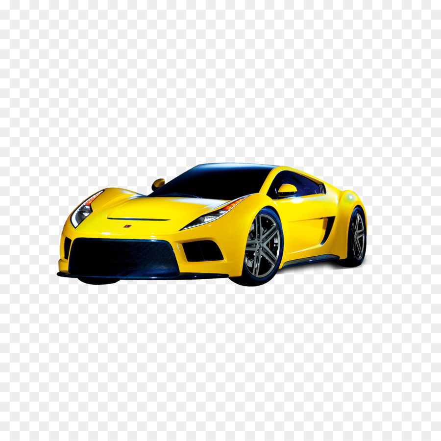 Carro Amarelo，Carro Esportivo PNG