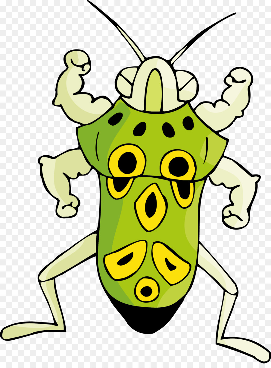 Bug De Desenho Animado，Erro PNG