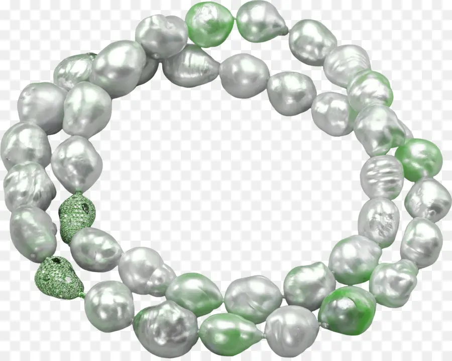 Pulseira De Miçangas，Prata PNG