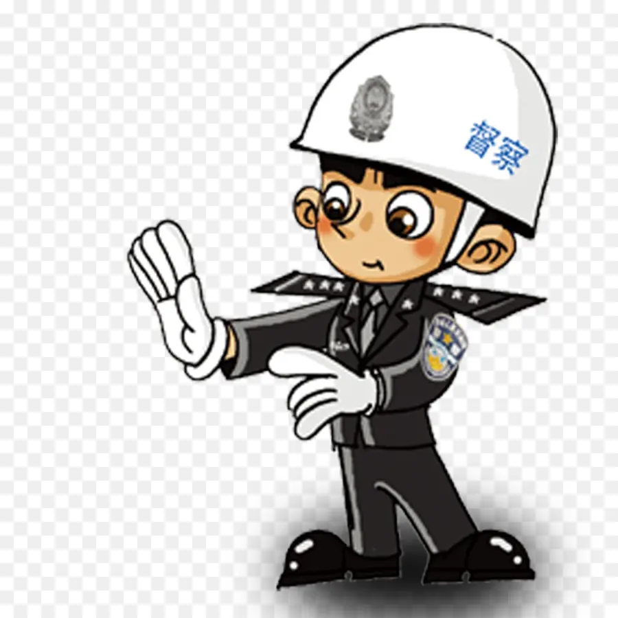 Policial De Desenho Animado，Uniforme PNG