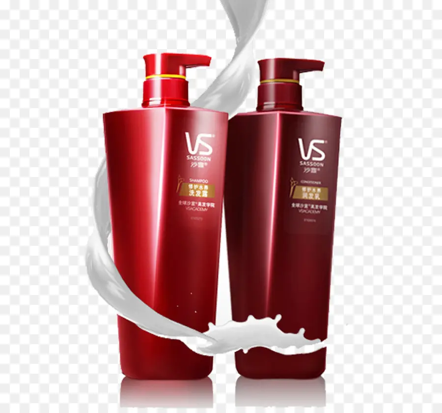 Frascos De Shampoo Vermelho，Xampu PNG