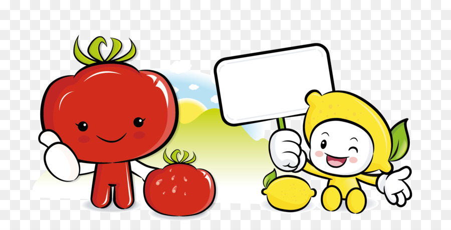 Personagens De Tomate E Limão，Tomate PNG