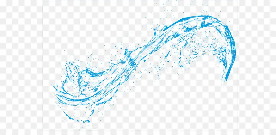 água，Azul PNG