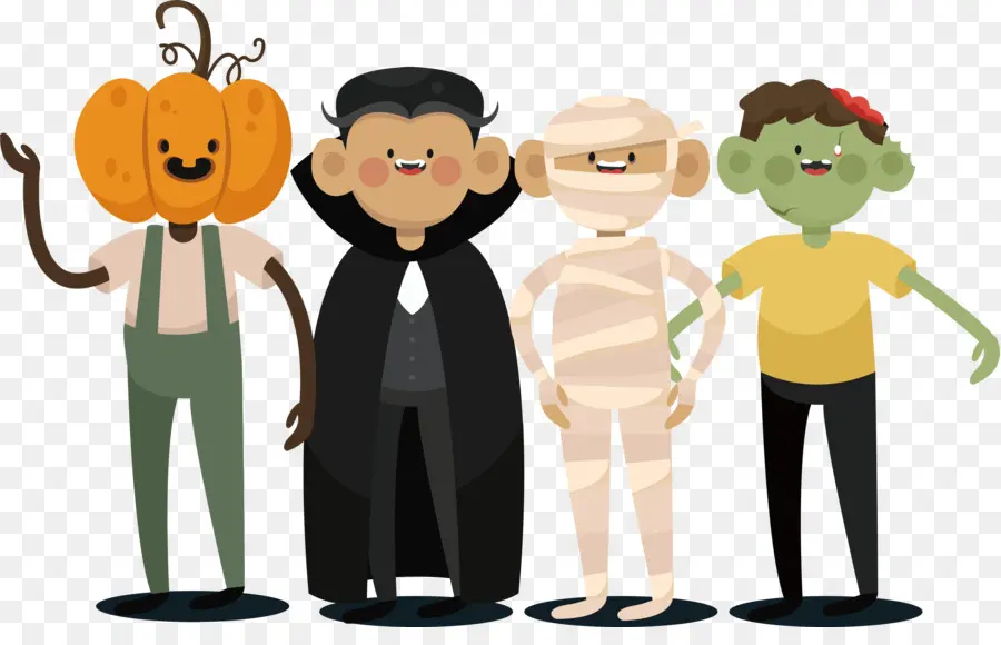 Personagens De Halloween，Abóbora PNG