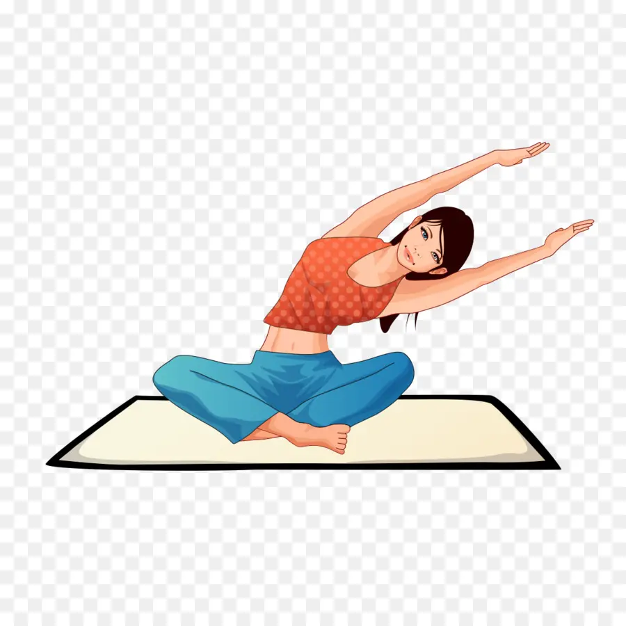 Yoga，Cartoon PNG