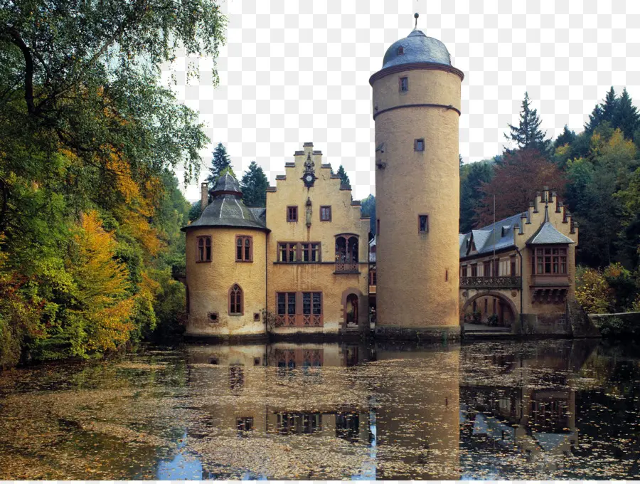 Castelo De Neuschwanstein，Mespelbrunn Castelo PNG