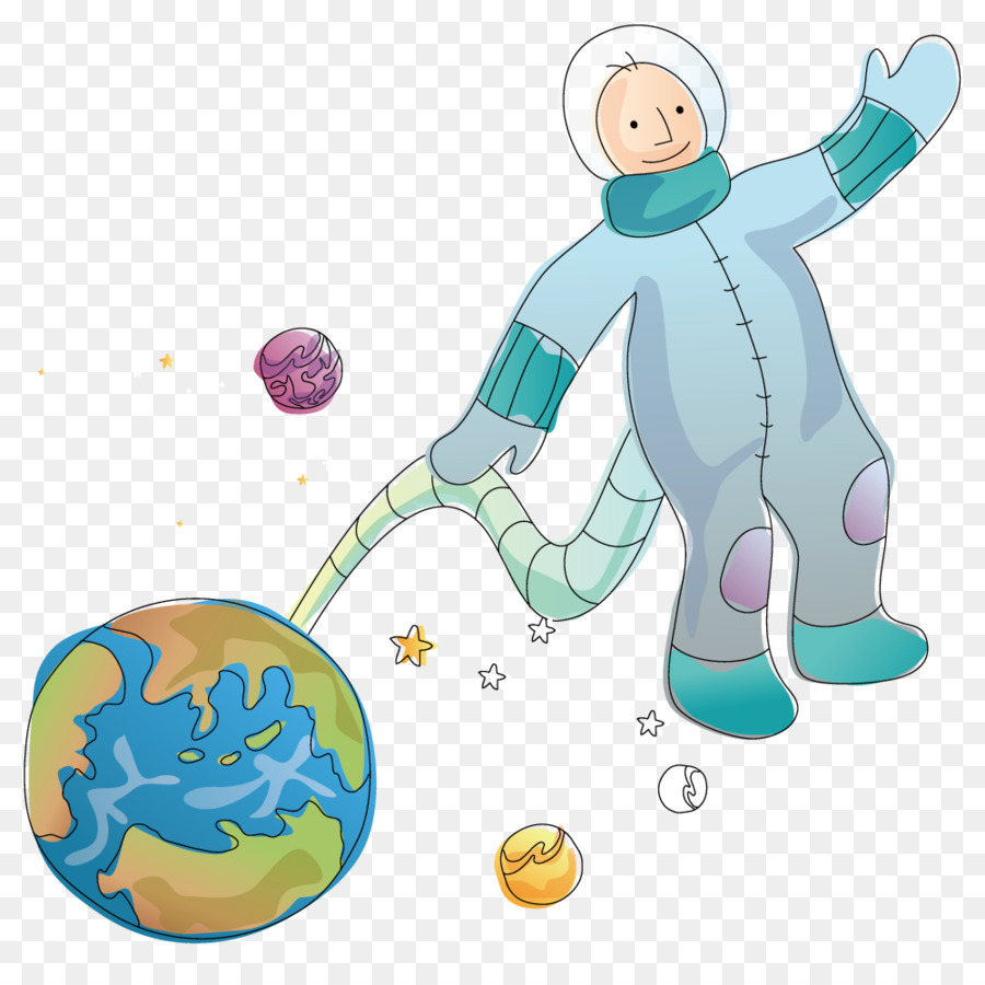 Astronauta，Planeta PNG