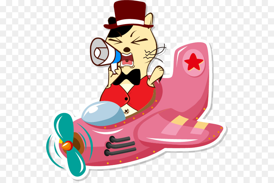 Gato No Avião，Megafone PNG