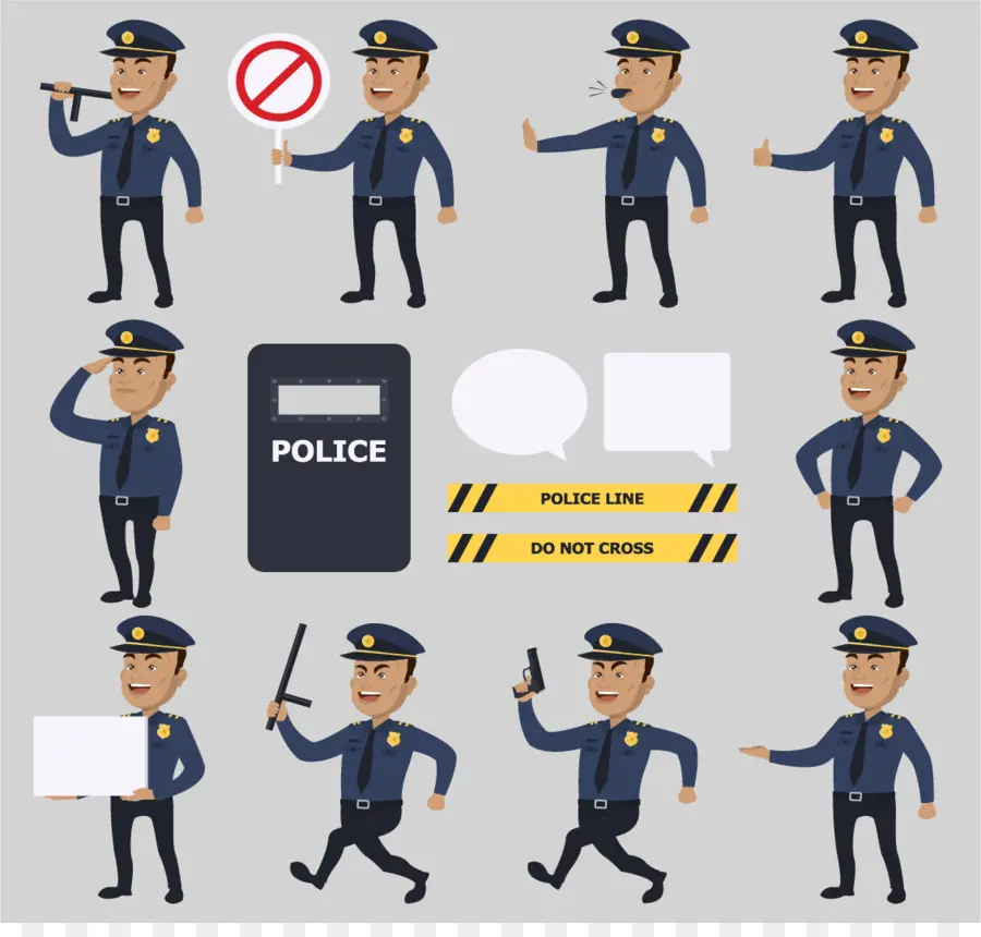 Policial，Uniforme PNG