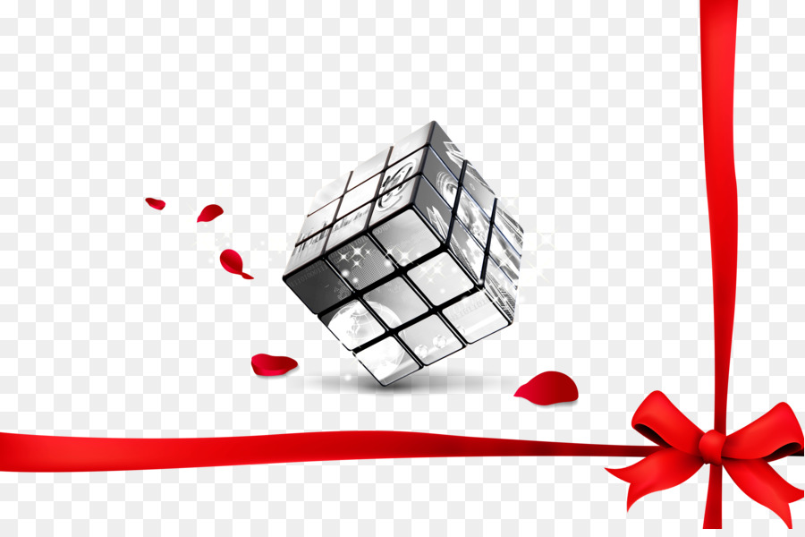 Cubo De Rubik，Fita Vermelha PNG