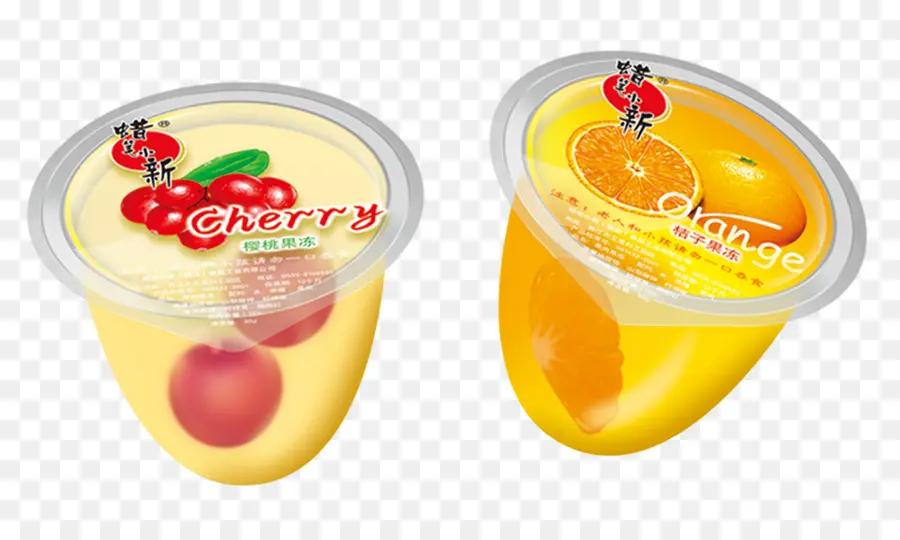 Copos De Geléia De Frutas，Cereja PNG