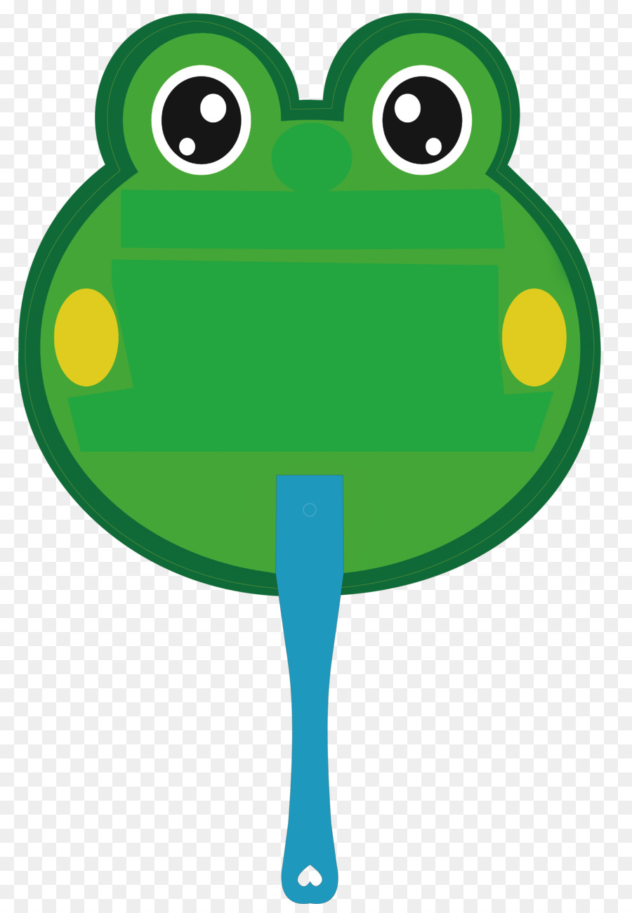 Ventilador Sapo，Verde PNG