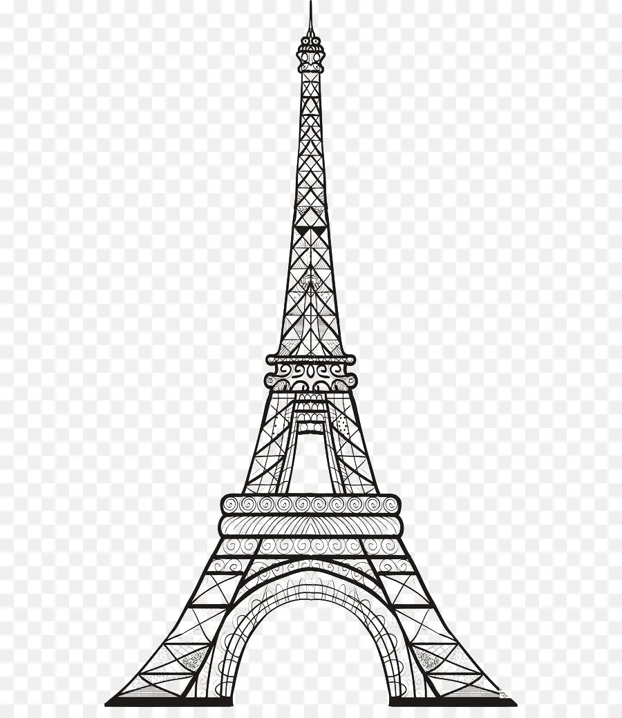 Torre Eiffel，Esboço Da Torre PNG