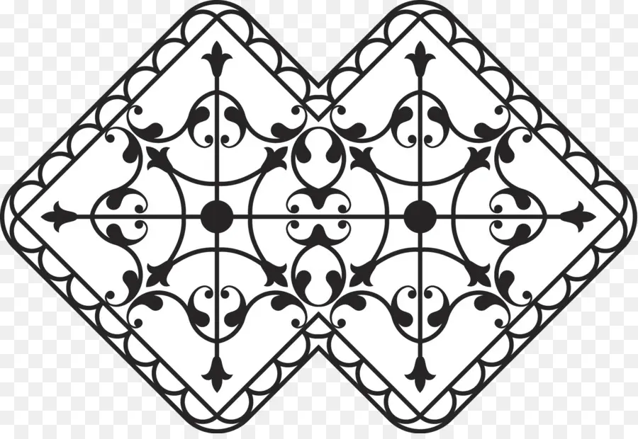 Design Ornamental，Preto PNG