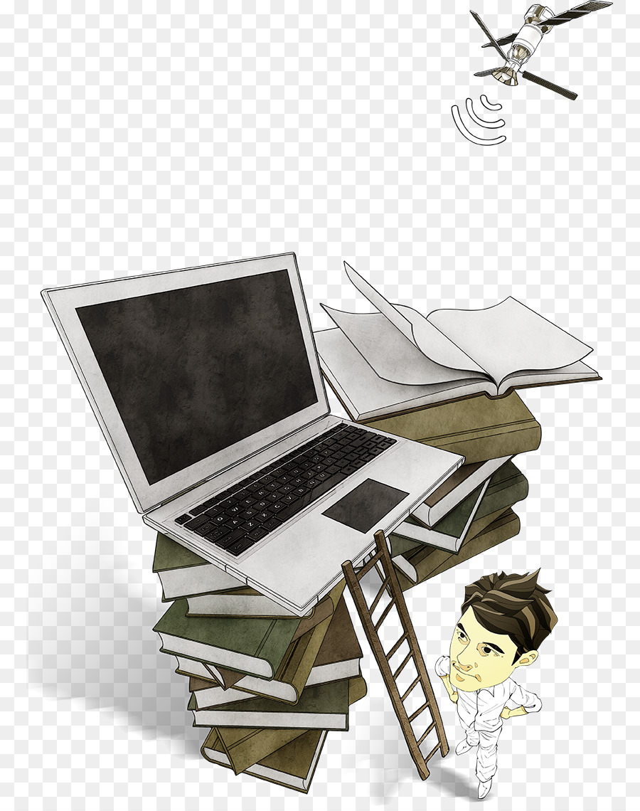 Laptop E Livros，Computador Portátil PNG