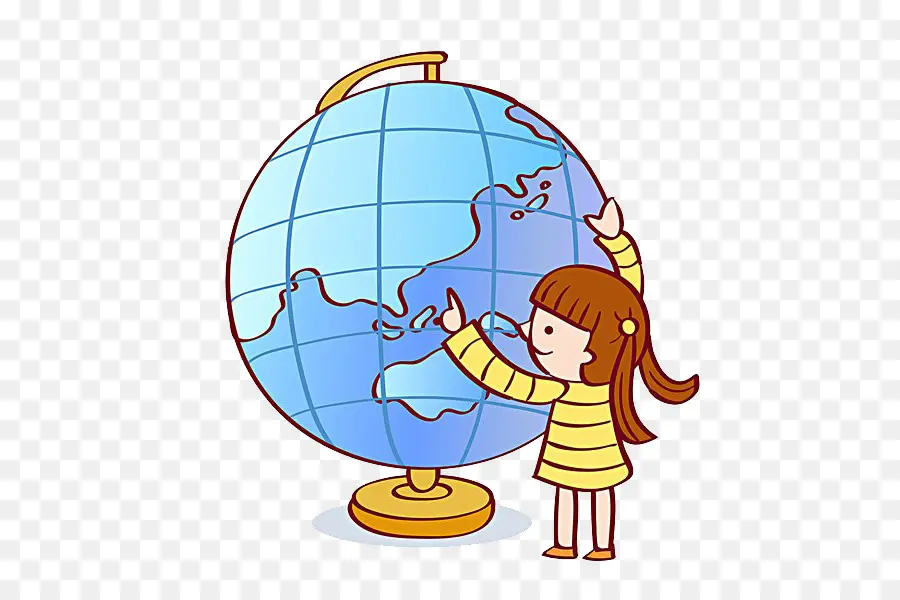 Menina Com Globo，Mapa PNG