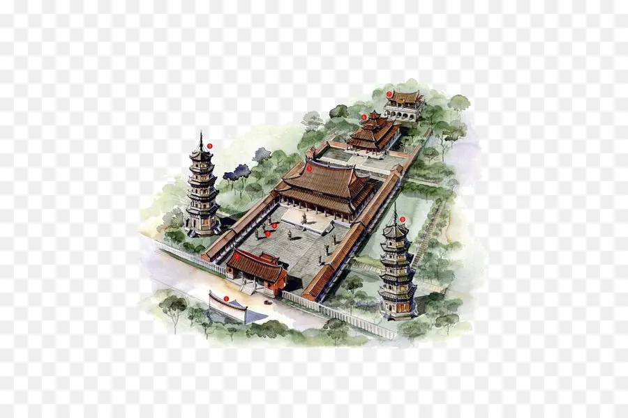 Kaiyuan Templo，Longxing Templo PNG